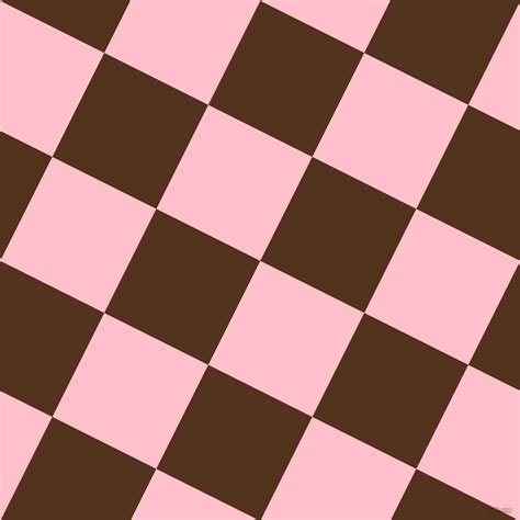 Pink and Brown Checkerboard Pattern