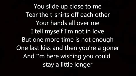 Stay A Little Longer- Brothers Osborne Lyrics - YouTube