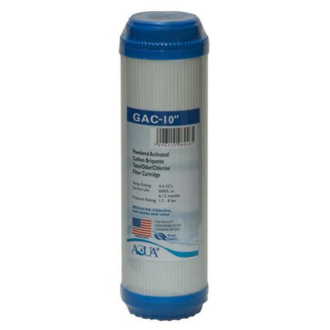 GAC Granular Activated Carbon filter cartridge, 10″x2.5″ – My Aqua Filter™