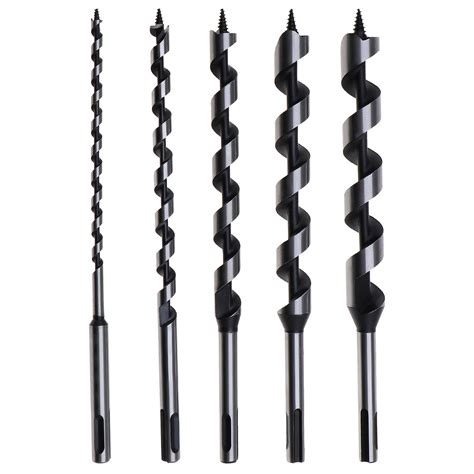 5PCS 6 10 14 18 20mm Wood Drill Bits SDS plus Wookworking Auger Bit Set 230mm 657472218923 | eBay