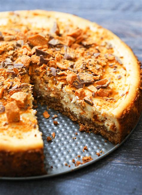 Creamy Butterfinger Cheesecake Recipe — Pip and Ebby - easy, delicious recipes!