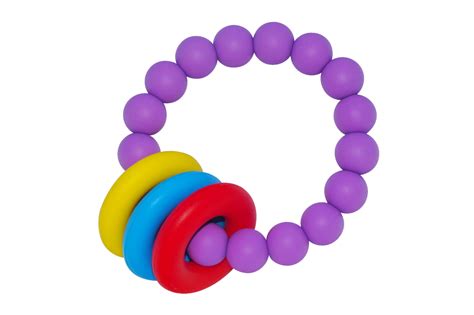 Kute Keiki All-Natural & BPA Free Silicone Baby Teething Rings