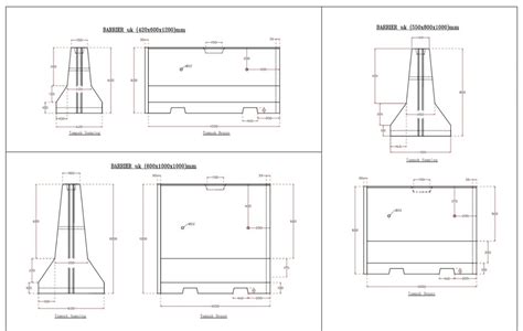 Harga Barrier Beton Pembatas Jalan di Makassar | Muhibaraya