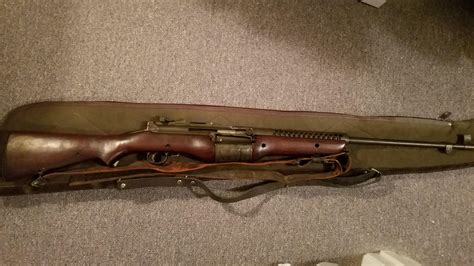 Grandfather's M1941 Johnson rifle, used in the Pacific theatre. The ...