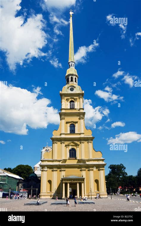 St Peter and Paul cathedral St Petersburg Russia Stock Photo - Alamy