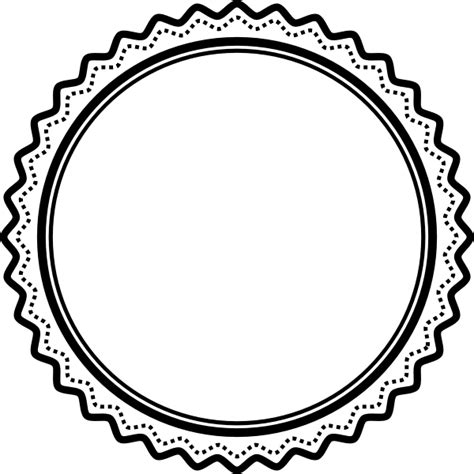 Black and white badge | Free SVG