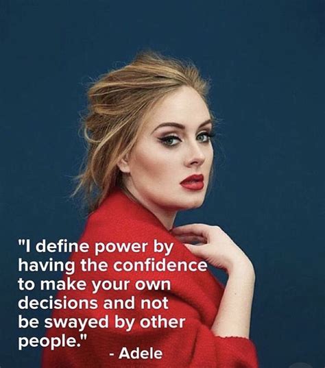 Very inspirational quote by famous singer Adele (With images ...