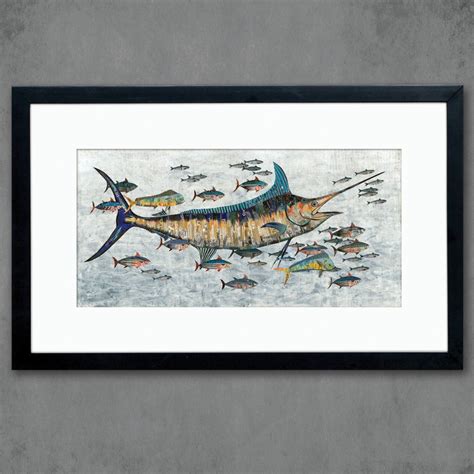 Marlin Art Print | Etsy