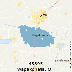 Wapakoneta (zip 45895), OH