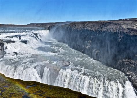 Gullfoss with a Rainbow [Iceland] [5211x3736] [OC] : r/EarthPorn