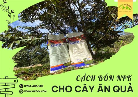 Cách bón NPK cho cây ăn quả – Green Agritech