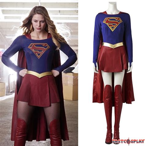 Supergirl Kara Zor-El Danvers Cosplay Costume Deluxe Version