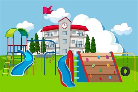 School Playground Clip Art