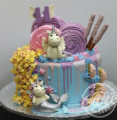 Mermicorn Unicorn Birthday Cake