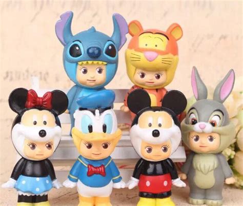 Bộ sưu tập 6 nhân vật hoạt hình Disney | Babyponyshop | Đồ Chơi An Toàn Cho Bé