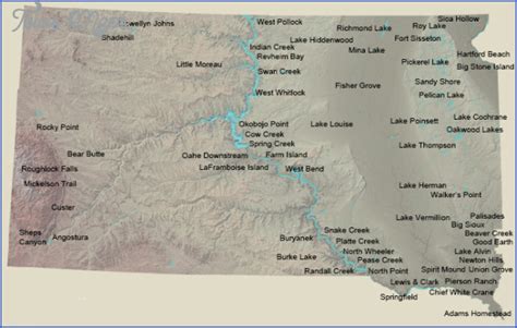 CUSTER STATE PARK MAP SOUTH DAKOTA - ToursMaps.com