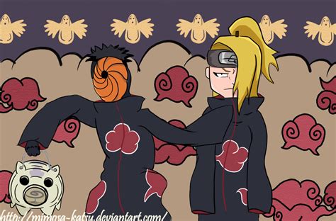 Tobi and Deidara by Mimosa-katsu on DeviantArt