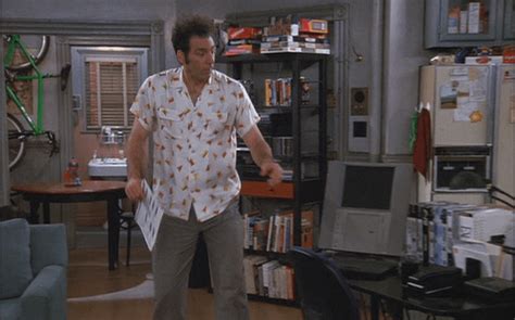 I just noticed when kramer rearranged Jerry's apartment, he puts the ...