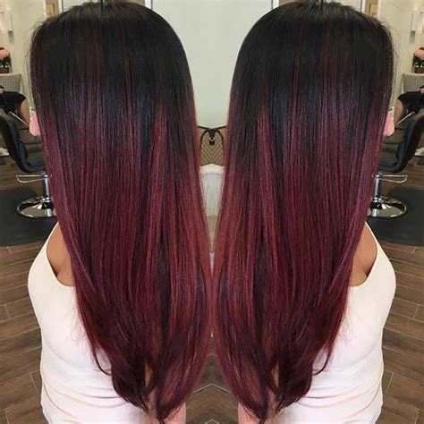 New 22+ Dark Red Ombre Hair