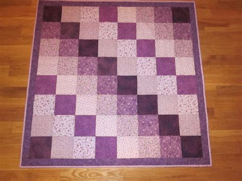 Really easy, but super pretty! | Purple quilts, Bargello quilts, Quilts