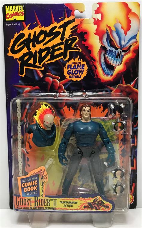 TAS039417 - 1995 Toy Biz Marvel Ghost Rider Action Figure - Ghost Rider II | Retro toys, Ghost ...