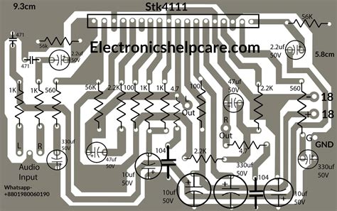 Stk Ic Subwoofer Amplifier Circuit