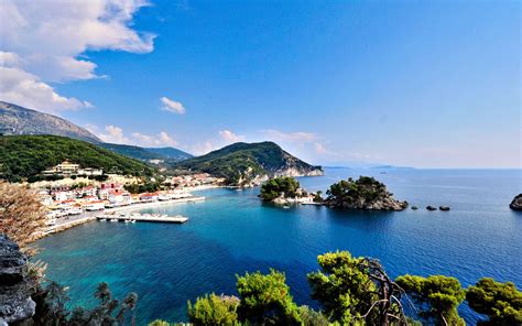 Greece, sea, islands, coast, city wallpaper | travel and world | Wallpaper Better