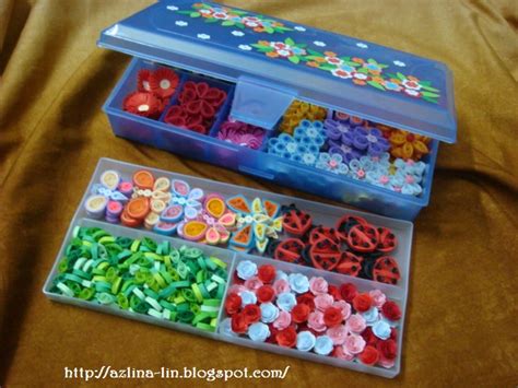 AZLINA ABDUL: Quilled designs in tool box