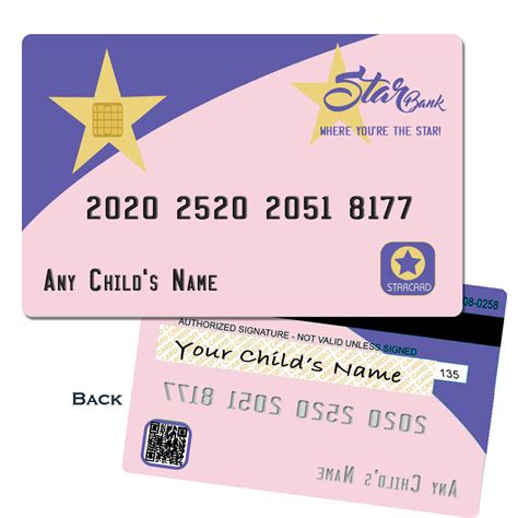 Child's Pretend Credit Card - Fun Wallet Id For Kids – The Photo Gift