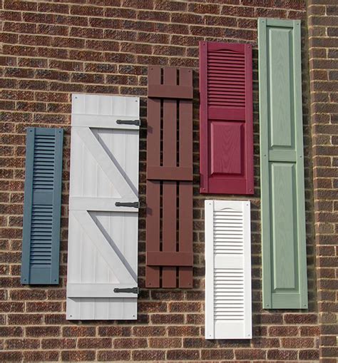 Contemporary Exterior Shutters