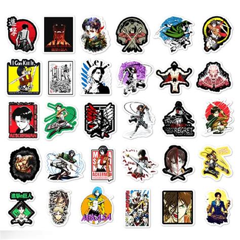 51Pcs Anime Attack on Titan Stickers - Wholesale Stickers