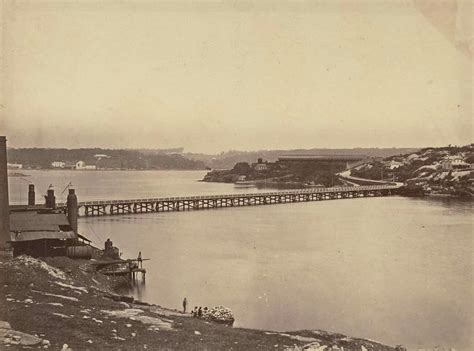 Glebe Island Bridge in 1870. 🌹 | Island, Australia, Waterfront