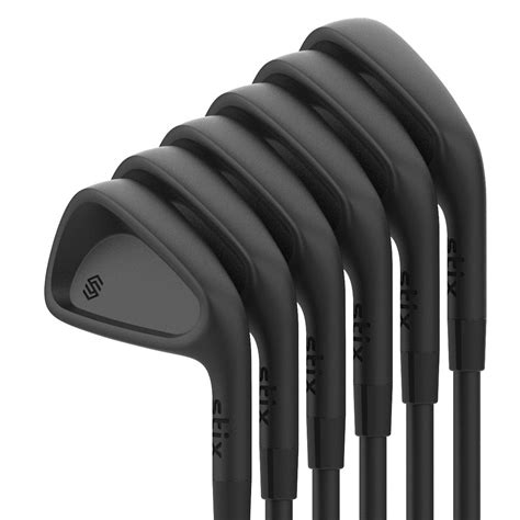 Stix Golf - All Black Iron Set | 5 - PW