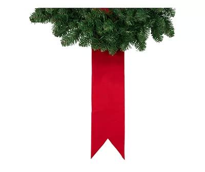 Northlight Pine Wreath & Red Ribbon Decor | Big Lots