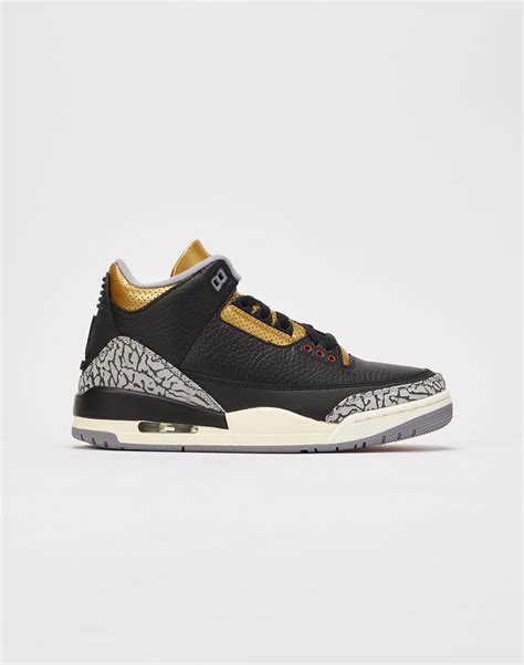 Jordan Air Jordan 3 Retro 'Black Cement Gold' – DTLR