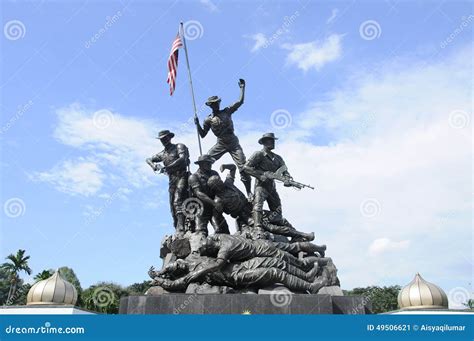 Tugu Negara a.k.a. National Monument in Malaysia Editorial Photo - Image of mosaic, attraction ...