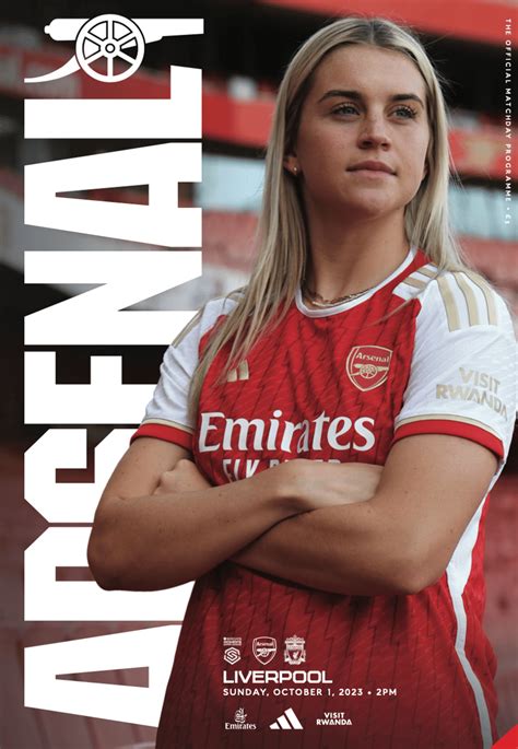 ARSENAL WOMEN V LIVERPOOL WOMEN | SUNDAY, OCTOBER 1 | Arsenalprogrammes