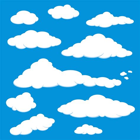 Cloud SVG Cloud Vector Cloud EPS Cloud PNG Cloud Bundle - Etsy | Cloud ...