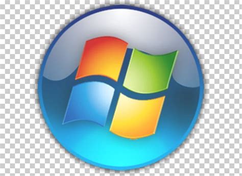 Start Menu Windows 7 Button Microsoft PNG - button, circle, classic shell, clothing, computer ...