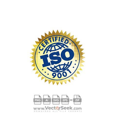 ISO 9001 Certified Logo Vector - (.Ai .PNG .SVG .EPS Free Download)