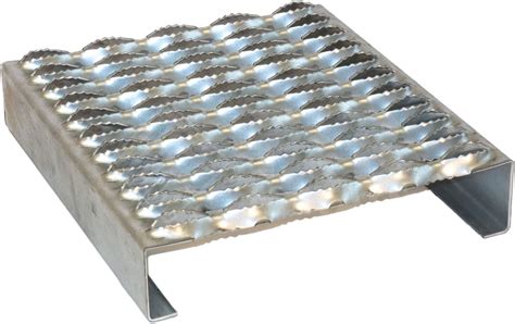 Grip Strut Safety Grating 5-Diamond Plank (2-1/2” Depth, 12 Gauge, 11-3/4" Width) - 52512 Galvanized