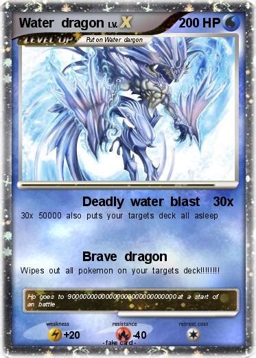 Pokémon Water dragon 61 61 - Deadly water blast - My Pokemon Card