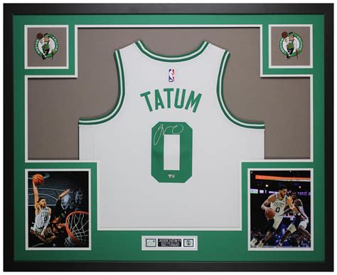 Jayson Tatum Signed Custom Framed Jersey (Fanatics) | Pristine Auction