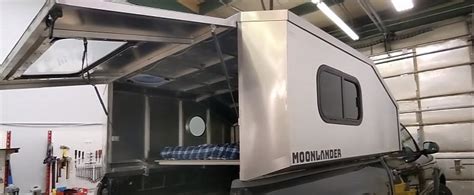 MoonLander Truck Bed Camper Is Among the Lightest on the Market, Also Serves as a Topper ...