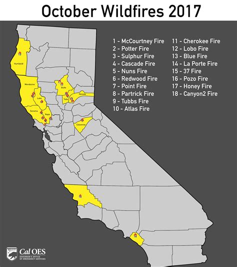 California Fires: Map Shows the Extent of Blazes Ravaging State's Wine ...