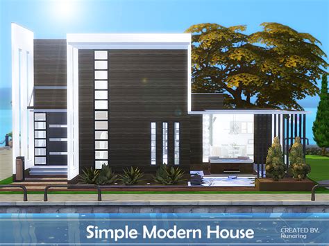 The Sims Resource - Simple Modern House