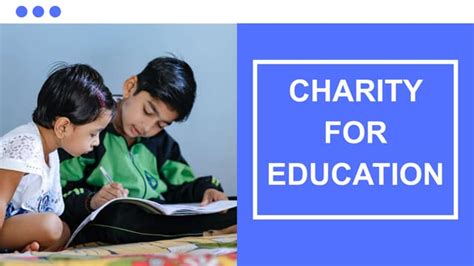 Charity for Education | PPT