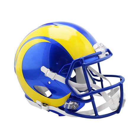 Los Angeles Rams Authentic Speed Football Helmet | Riddell – The Helmet Giant