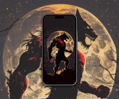 Werewolf & Moon Art Wallpapers - Werewolf Wallpapers for iPhone