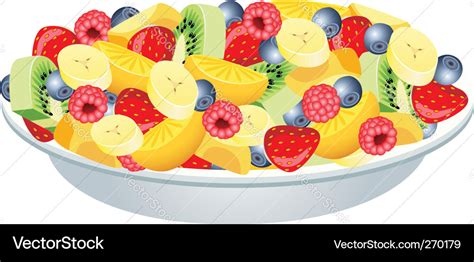 Fruit salad Royalty Free Vector Image - VectorStock